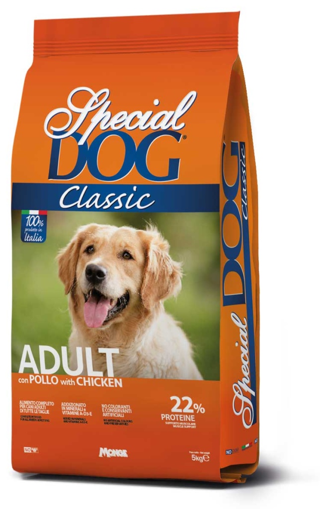 Monge Special Dog Trockenfutter 3kg – Für Ausgewachsene Hunde Mittlerer Größe