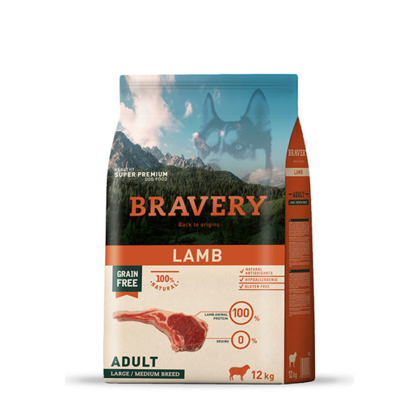 Bravery Dog Lamb Adult 12Kg