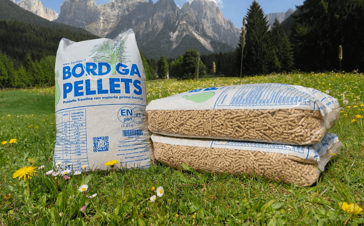 Pellet Bordiga: 100% Abete del Trentino