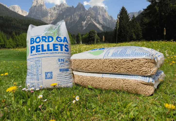 Pellet Bordiga: 100% Abete del Trentino