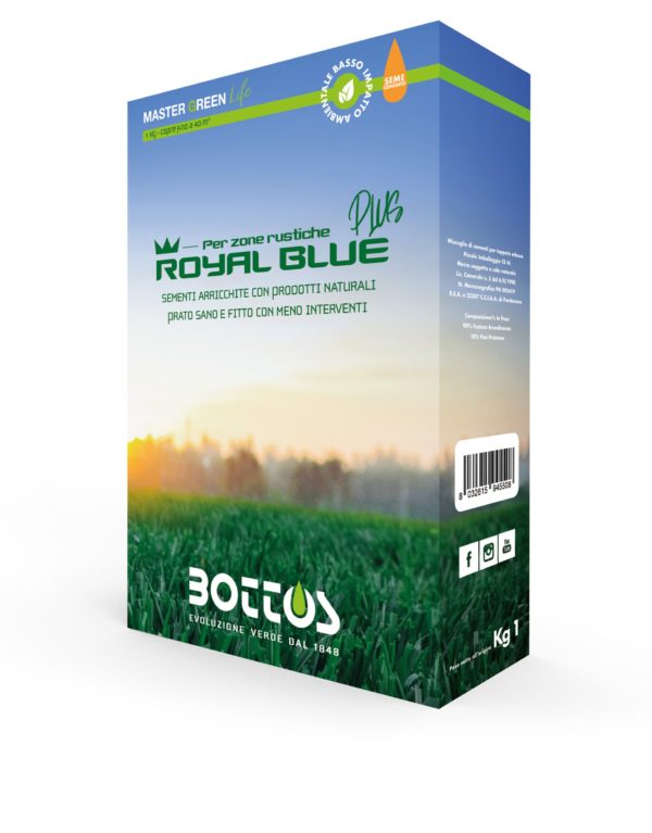 Royal Blue Plus Bottos sementi per prato