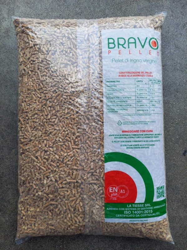 Pellet Bravo ENplus A1 (Bancali da 70 sacchi) - immagine 4