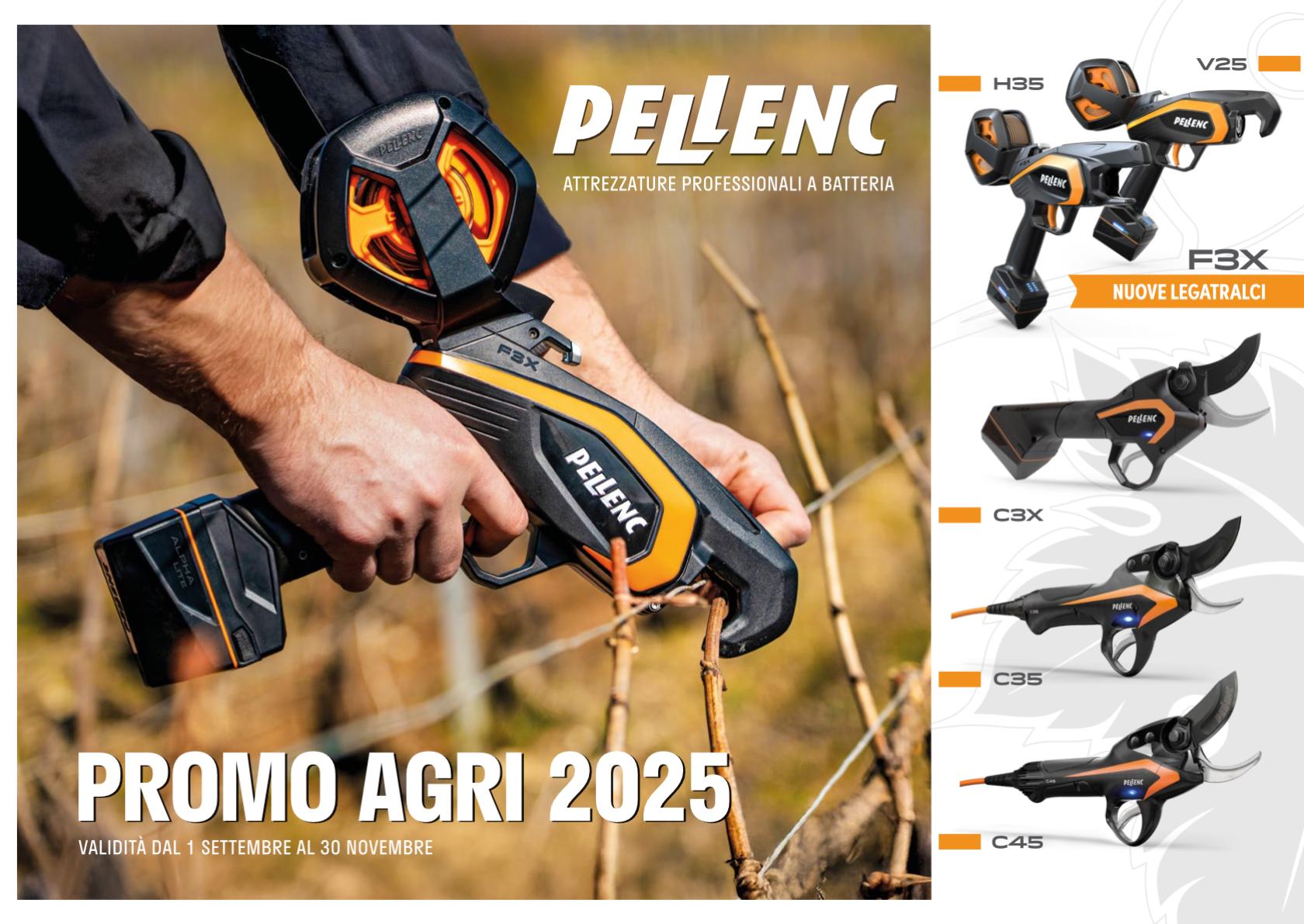 PROMOZIONI AGRI 2025 PELLENC