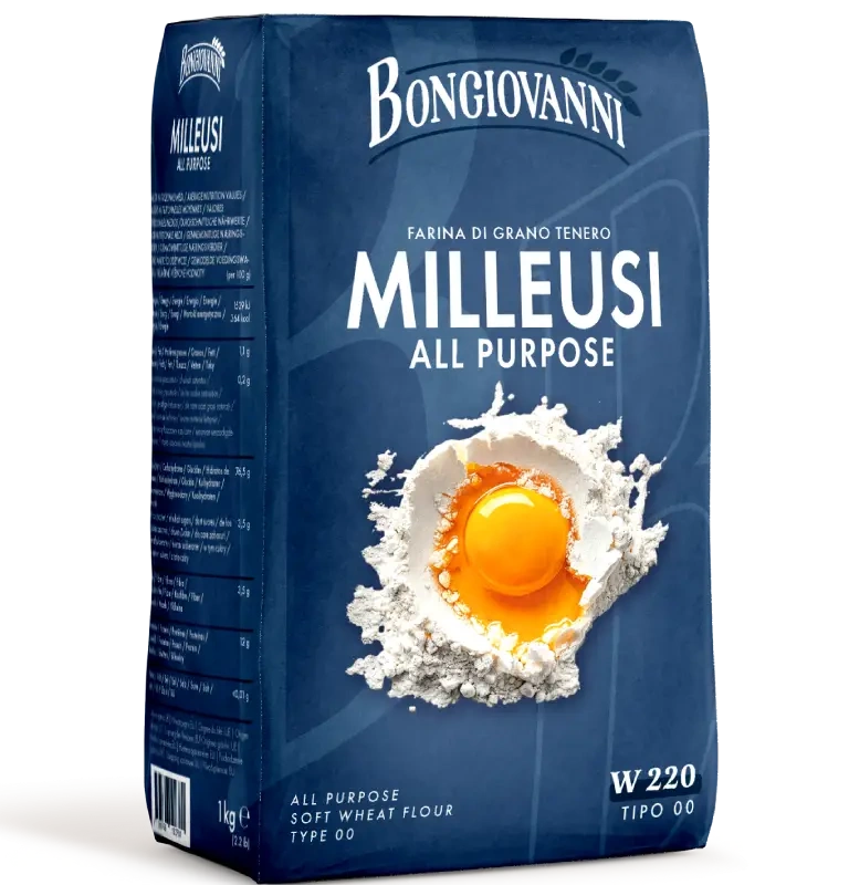 Confezione da 1 kg di farina Milleusi Bongiovanni