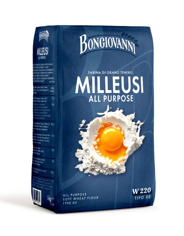 Confezione da 1 kg di farina Milleusi Bongiovanni